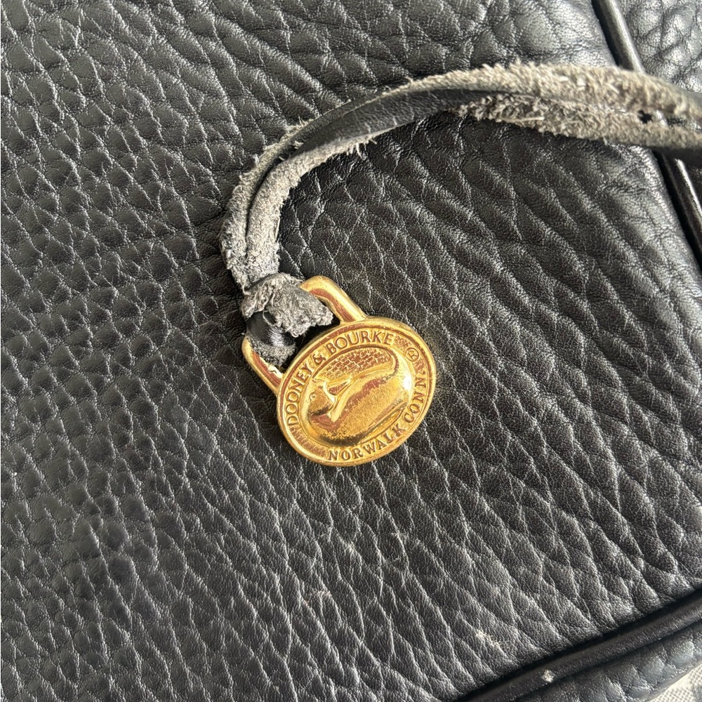 Dooney & Bourke Black Leather Crossbody Bag - Picture 7 of 7